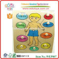 2015 Promotional Toys Body Study Toy Wooden Baby Puzzle